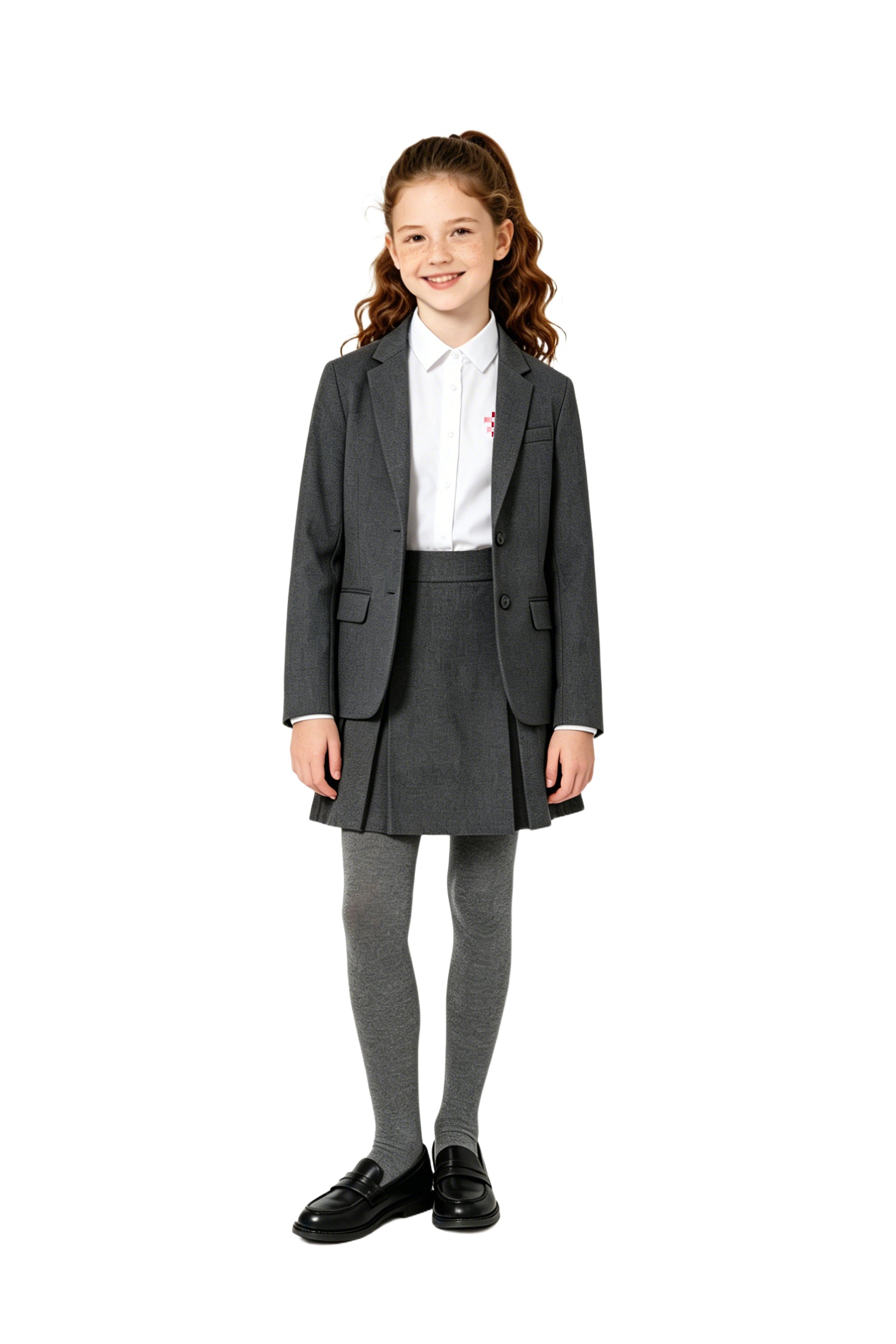 NEW! Girls Two Pleat Skirt
