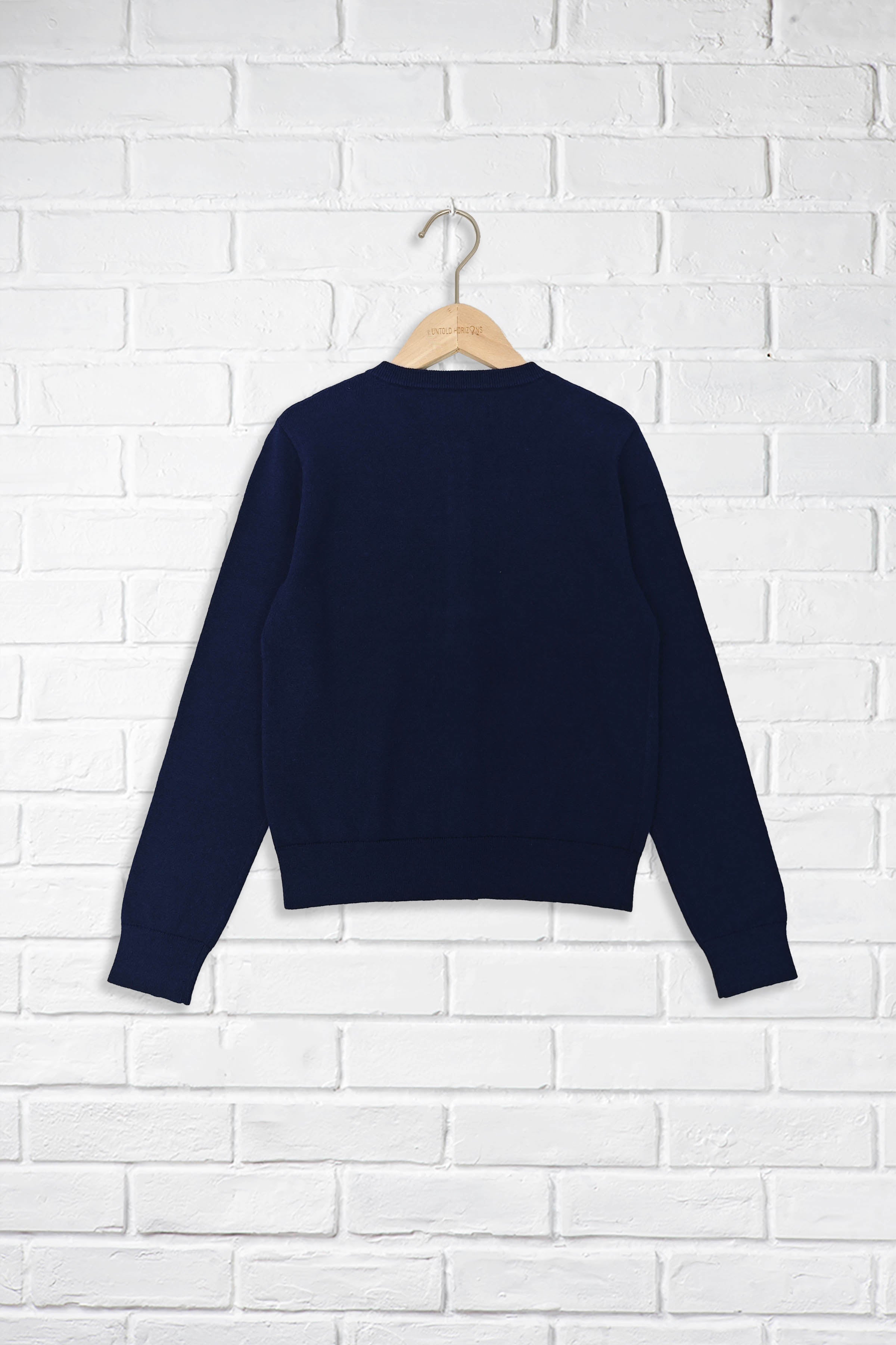 Girls Button Front Cardigan