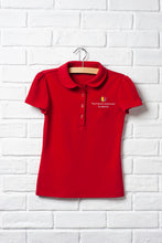 Red Short Sleeve Peter Pan Polo