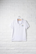 White Unisex Short Sleeve Polo
