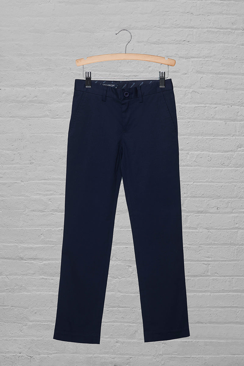 Navy Unisex Straight Leg Pant
