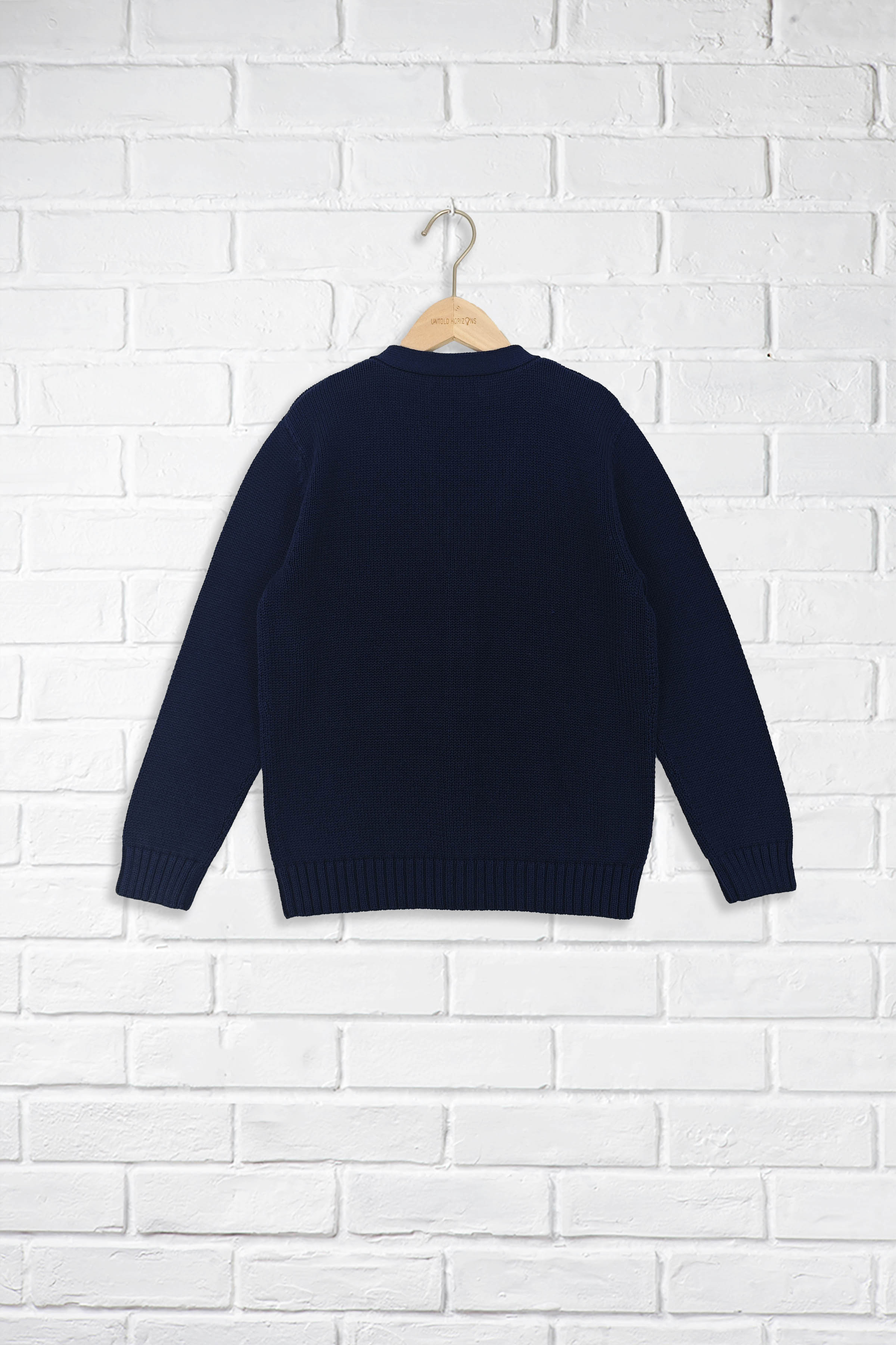 Unisex V-neck Button Front Cardigan