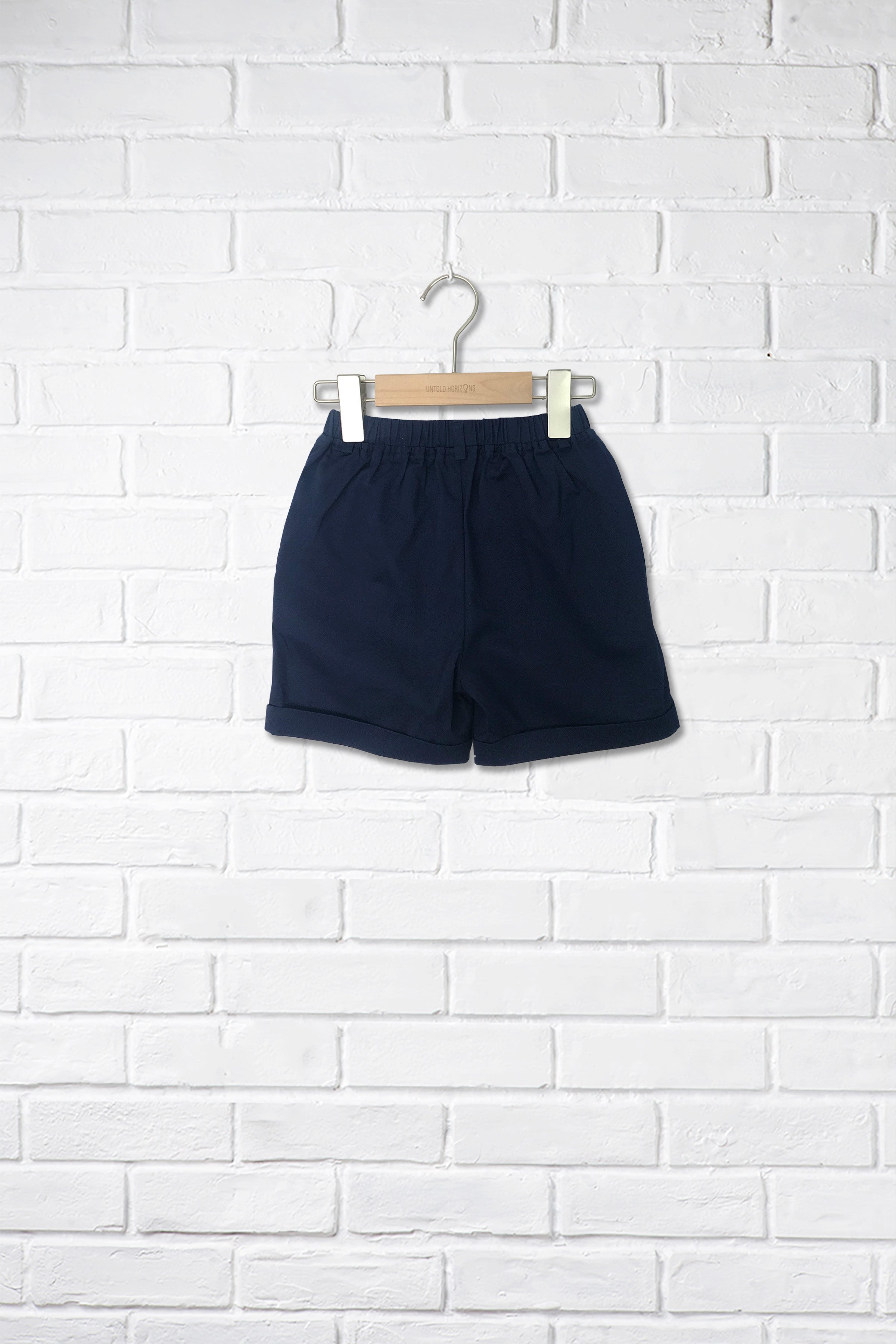 Navy Unisex Pull on Short