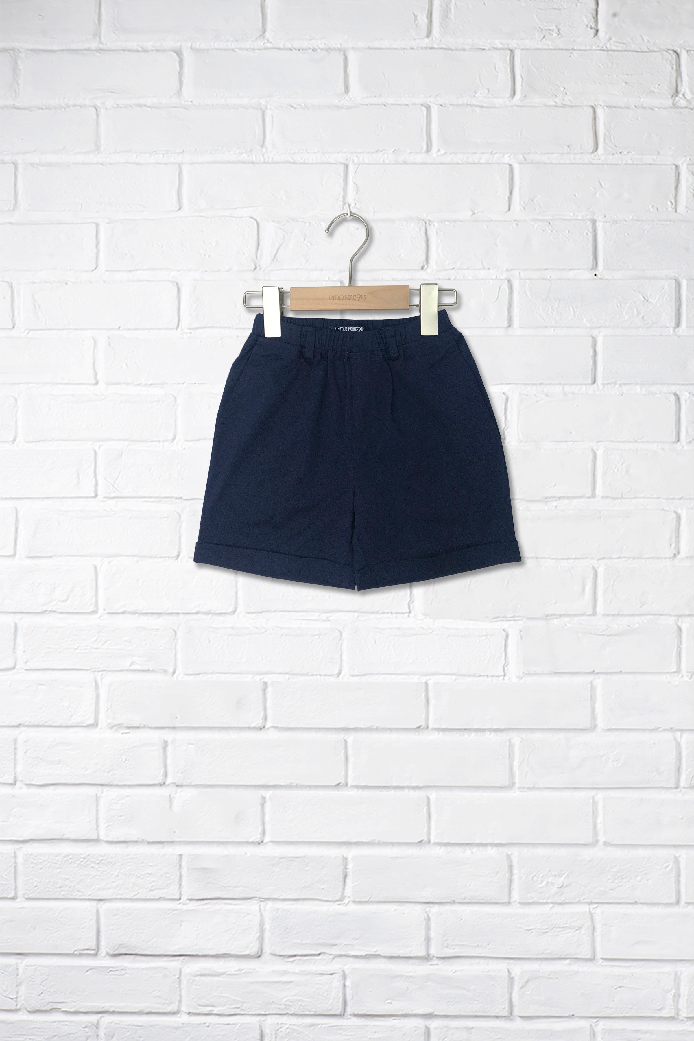Navy Unisex Pull on Short