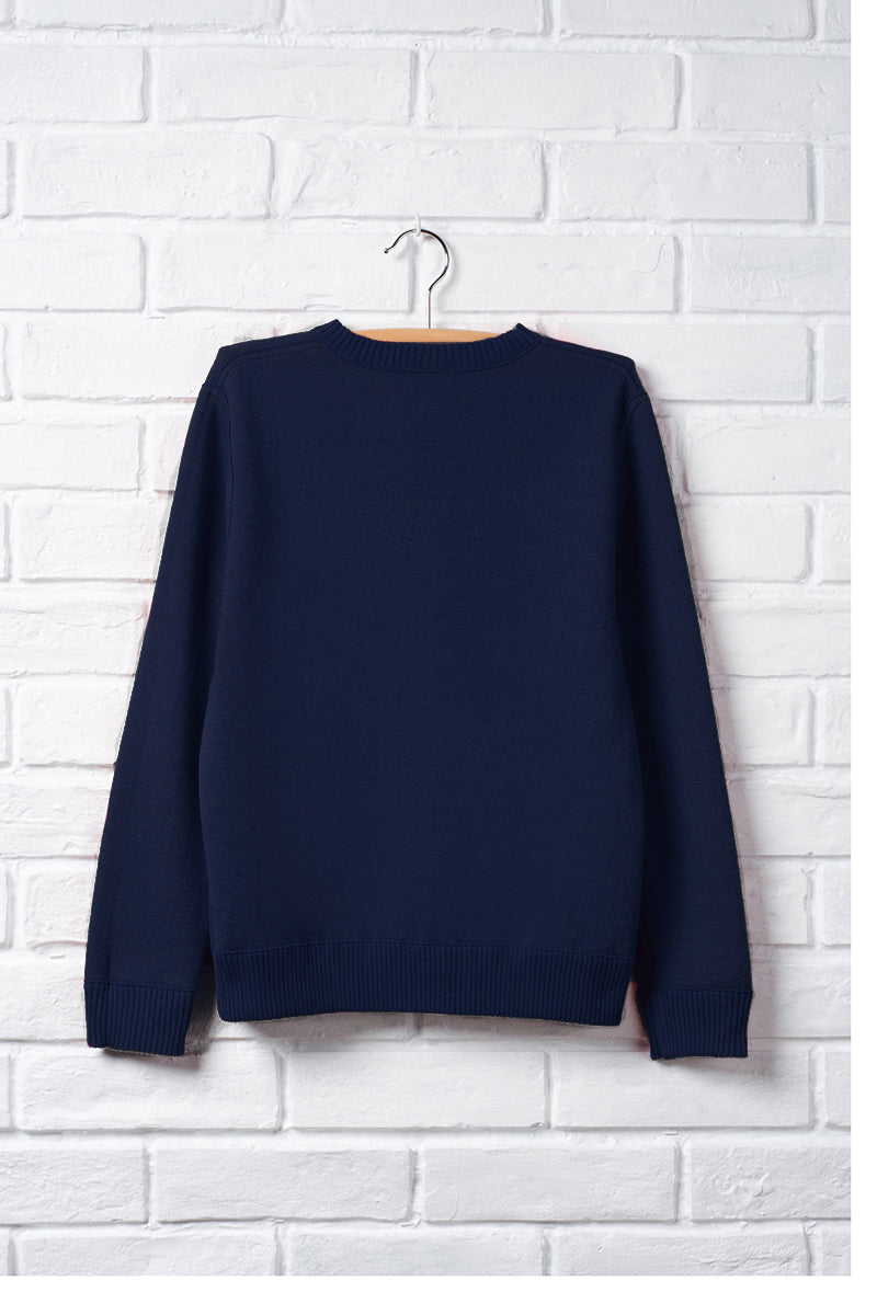 Unisex Long Sleeve V-neck Sweater